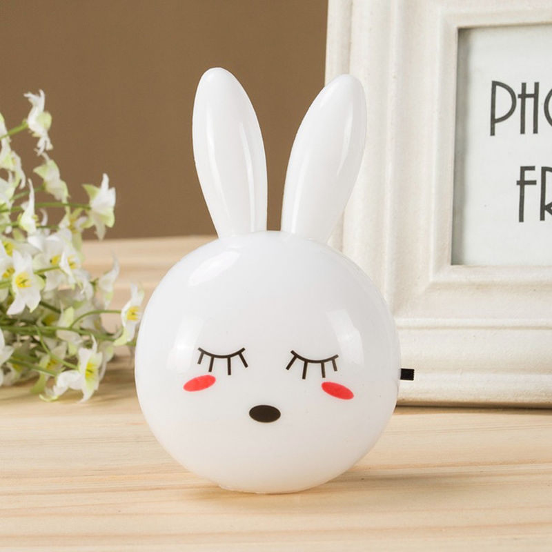 খেলনা প্রস্তুতকারকের কাস্টম LED Rabbit Night Lamp Switch ON/OFF Wall Light বিছানার পাশের বাতি