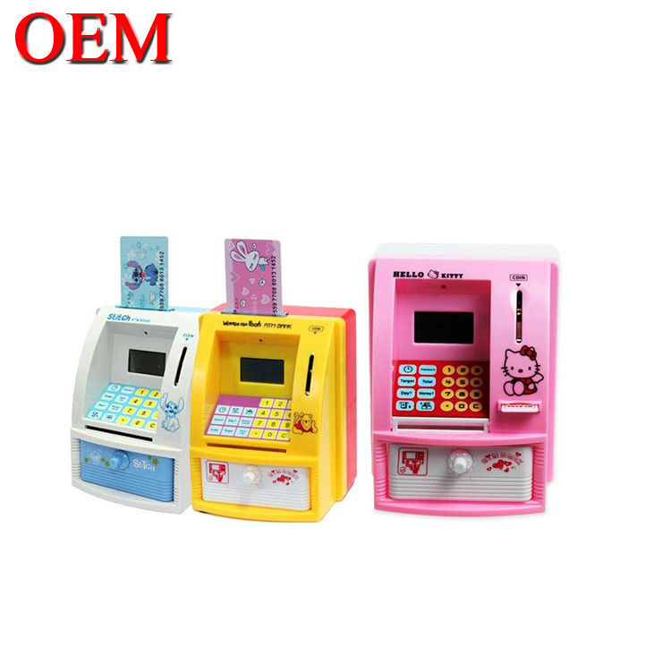 OEM কাস্টম ইলেকট্রনিক ব্যাংক নিরাপদ টাকা বক্স শিশু ডিজিটাল মুদ্রা নগদ সঞ্চয় নিরাপদ এটিএম