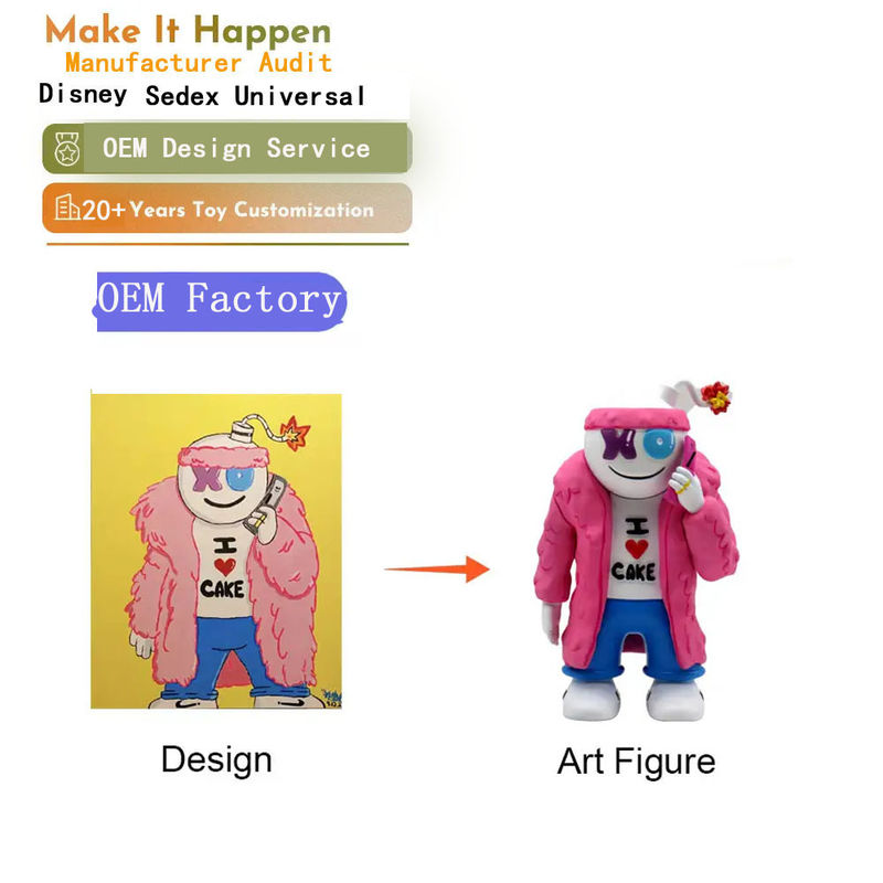 30-40 দিন ছাঁচনির্মাণ সময় কাস্টম প্লাস্টিকের খেলনা / পিভিসি খেলনা ইউনিসেক্স লিঙ্গ চলচ্চিত্র টিভি থিম