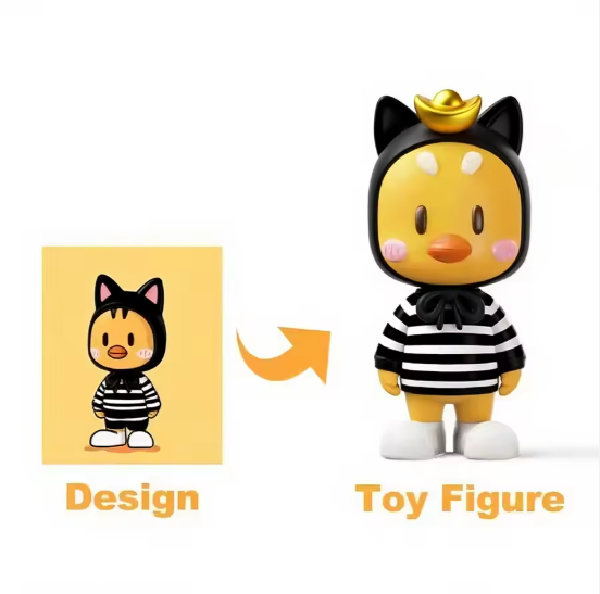 Custom PVC Figure Toy Collectible Blind Box Series Anime Figurine with Cartoon Style for Gift