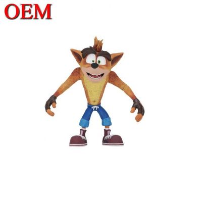 OEM কার্টুন ফিগার টয় ক্র্যাশ কার্টুন ডল ব্যান্ডিকুট ফিগার